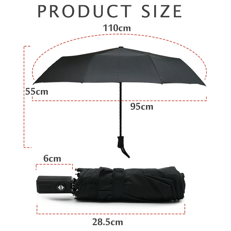 For Benz logo Car Accessories Umbrella For Mercedes Benz W201 GLA W176 CLK W209 W202 W220 W204 W203 W210 W124 W211 W222 X204