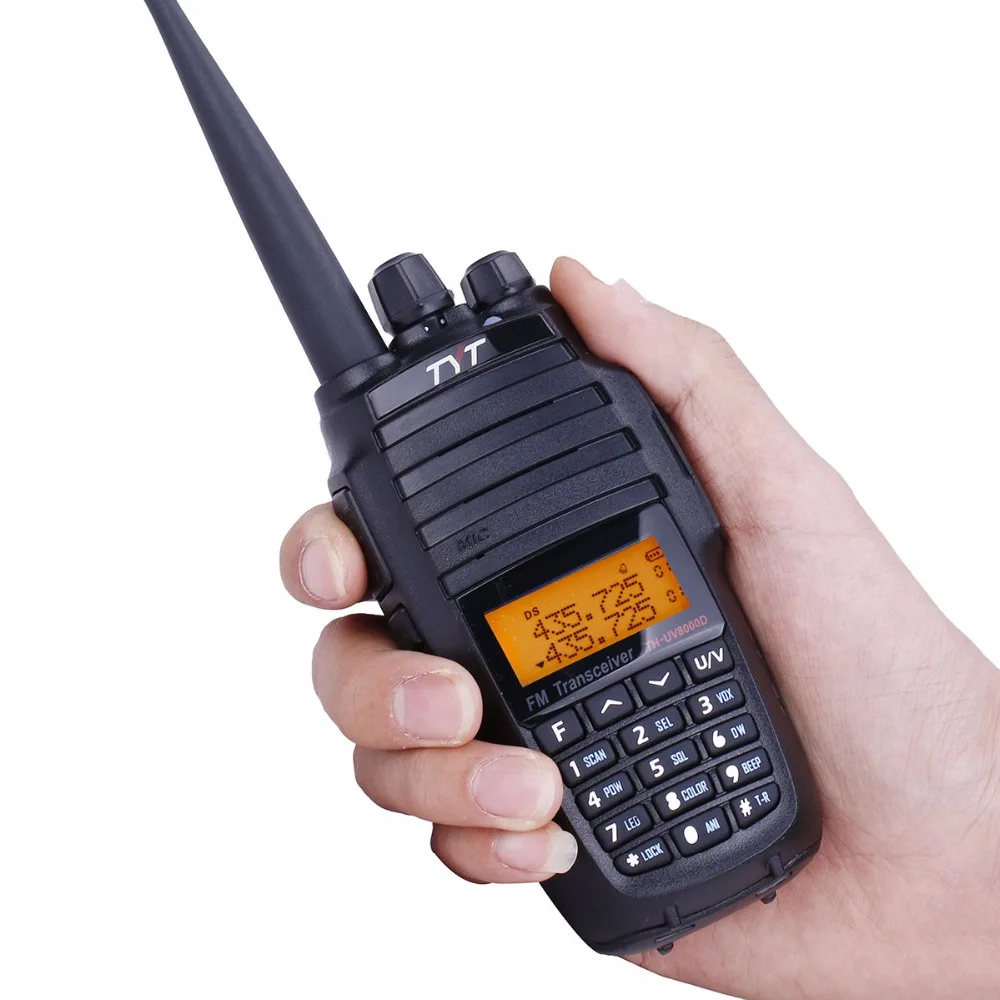 2 шт. TYT TH-UV8000D поперечная полоса двухстороннее радио 10 Вт 3600 мАч портативный радиопередатчик fm ретранслятор 10 км переносной любительский радиоприёмник рация