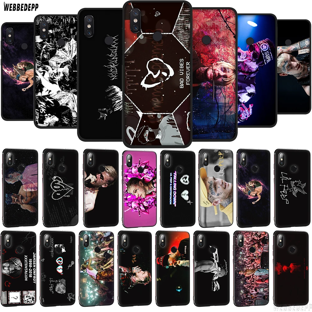 

WEBBEDEPP LIL PEEP & XXXTENTACION TPU Cover for Xiaomi Mi 6 8 9 SE A1 A2 Lite Mix 2s Max 3 for POCOPHONE F1 Soft Case