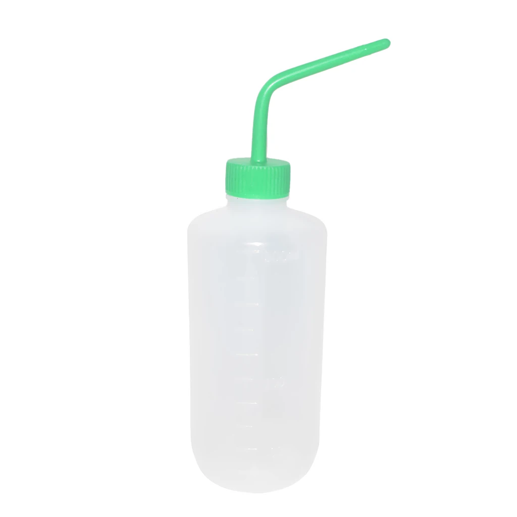 Garden Watering Can/Tattoo Plastic Squeeze Water/Soap Wash Bottle - Green, 500ml (2Pack)