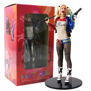 

18cm Crazy Toy Suicide Squad Harley Quinn 1/6TH Scale Collectible Figure Statue PVC Model Collection Toy Doll For Gift