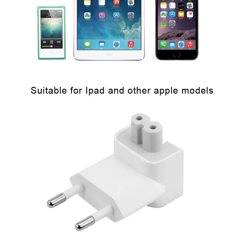 Us To Eu Plug Charger Converter Adapter For Apple Macbook Pro / Air