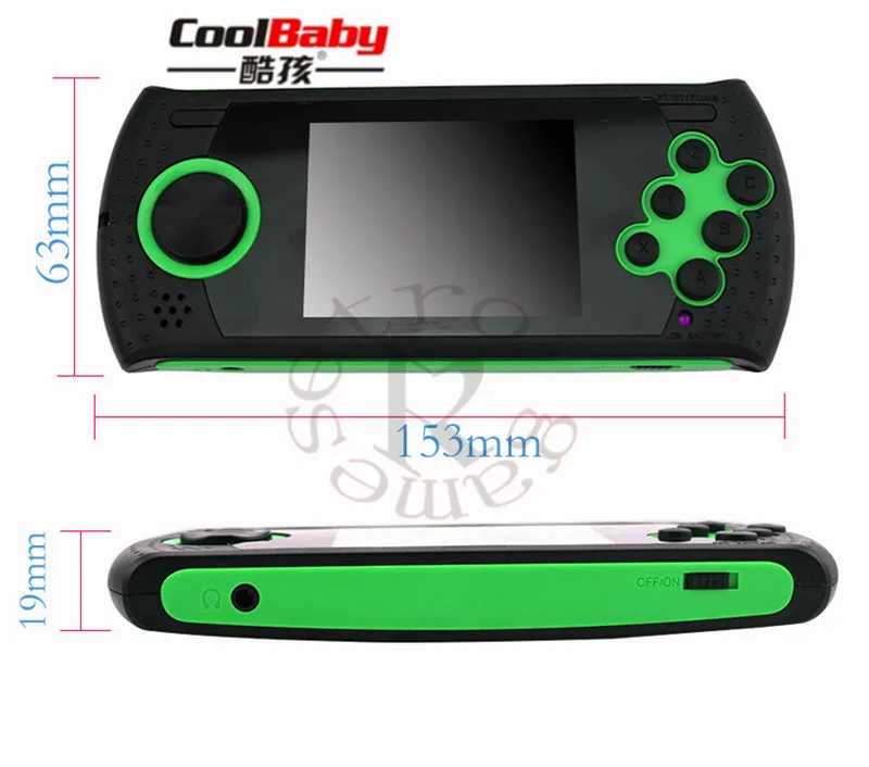 Coolbaby MD16 симулятор 3,0 дюймов игровые консоли 16BT портативные PVP PXP игровые консоли поддержка игры ТВ выход