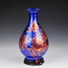 Antique Jingdezhen Chinese Flower Vase For Wedding Decoration Ceramic Vase Vintage Chinese Crystal Glaze Vase For Hotel 5