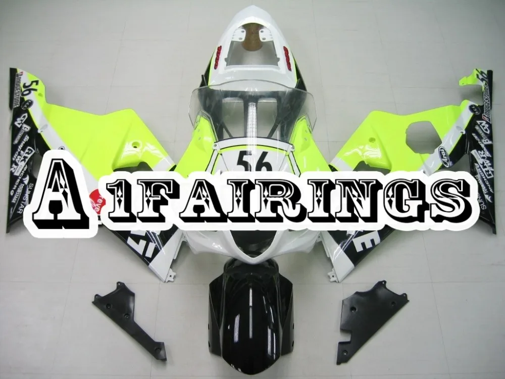 Переливающийся черно белые Обтекатели для Suzuki 2003 2004 GSXR1000 K3 03 04 Sportbike капоты Кузов Набор исследовательский клиентский велосипедной рамы кузова