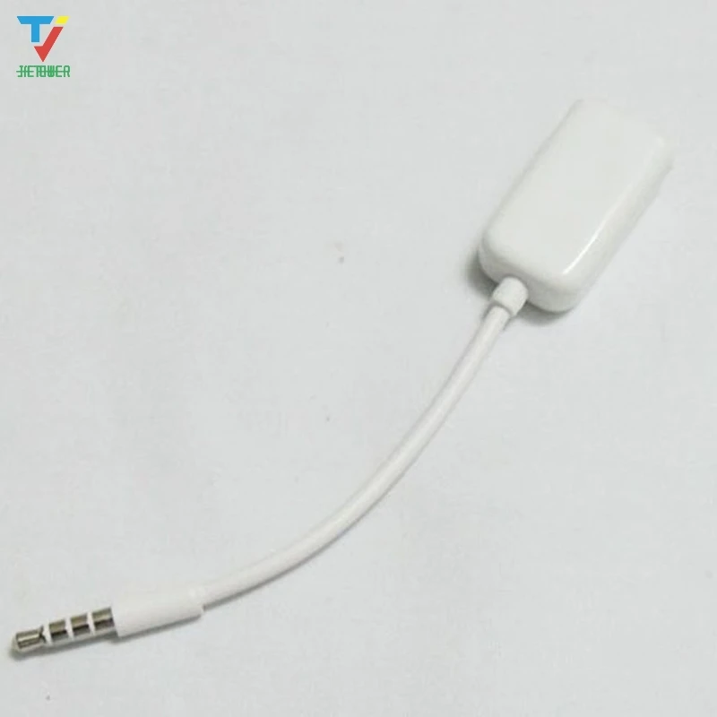 500pcs lot White 3 5mm Earphone Headphone Male 1 to 2 Dual Female Y Splitter Stereo Audio Cable Adapter Jack for iPhone iPad