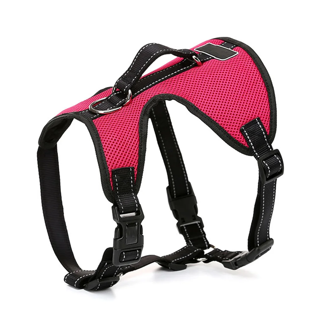 

Mesh Vest Chest Strap Harness Reflective Cloth Belt Adjustable Car Seat Dual-use Dog Safety Travel Leash For Pet Walking