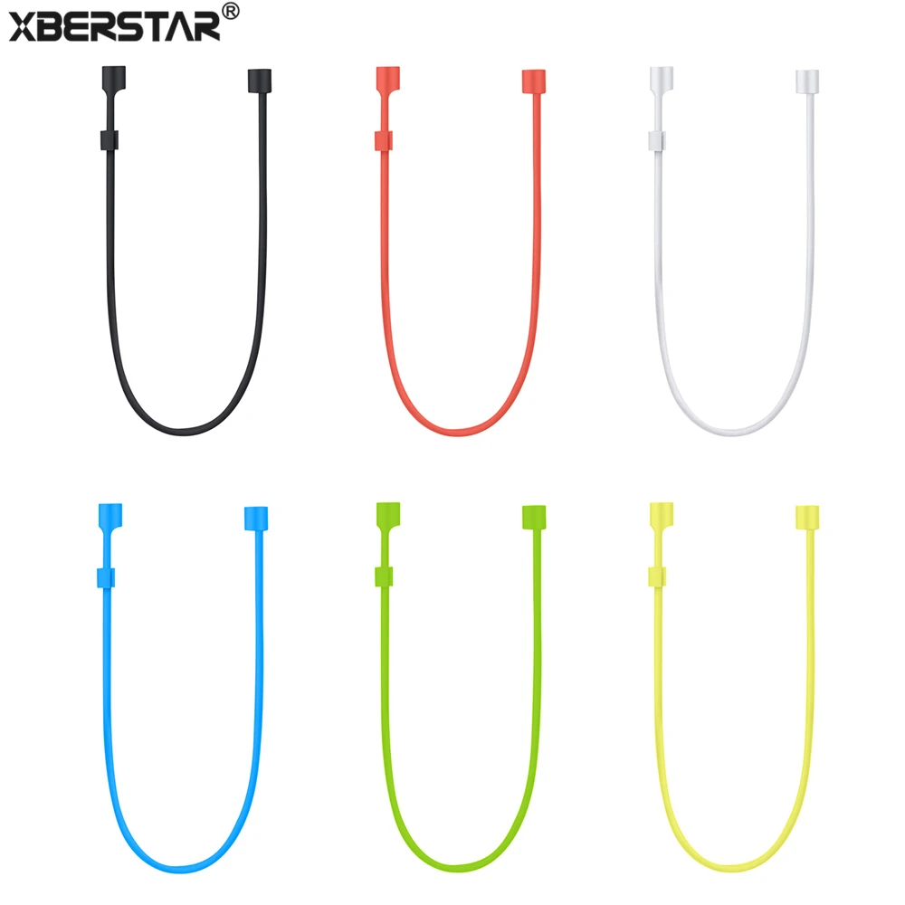 Силиконовые наушники XBERSTAR ремешок для кабеля от потери Apple AirPods вкладыши
