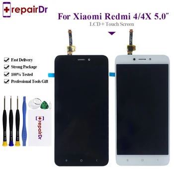 

10Pcs/Lot For Xiaomi Redmi 4X LCD Display Touch Screen Test Good Digitizer Assembly Replacement For Xiaomi Redmi 4X 5.0 inch DHL