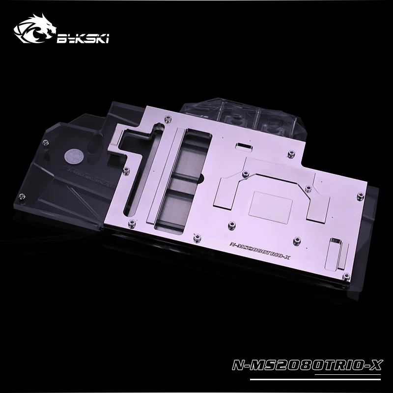 ^*Best Offers Bykski VGA cooler fit MSI RTX 2080 GAMING X TRIO water cooling block support light synchronous mainboard N-MS2080TRIO-X