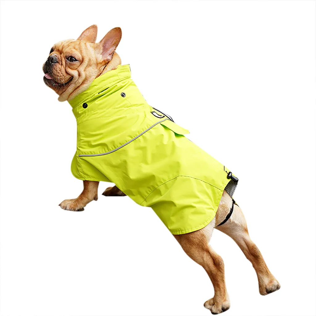 

Transer Dog Raincoat Large Dog Golden Retriever Hooded Legs Waterproof And Rainproof Pet Raincoats Chubasquero Perro 19May14 P40