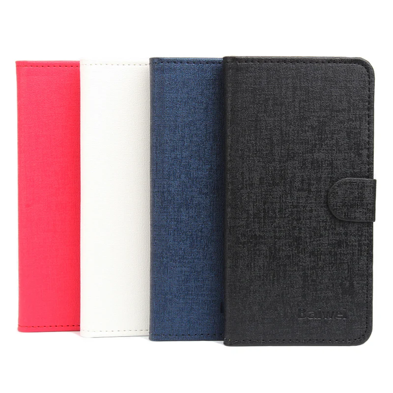 

HongBaiwei For Oneplus 3 Three Phone Case Fasion Pure Color Folio Flip Premium PU Leather Wallet Case Cover Cash/Card Slots