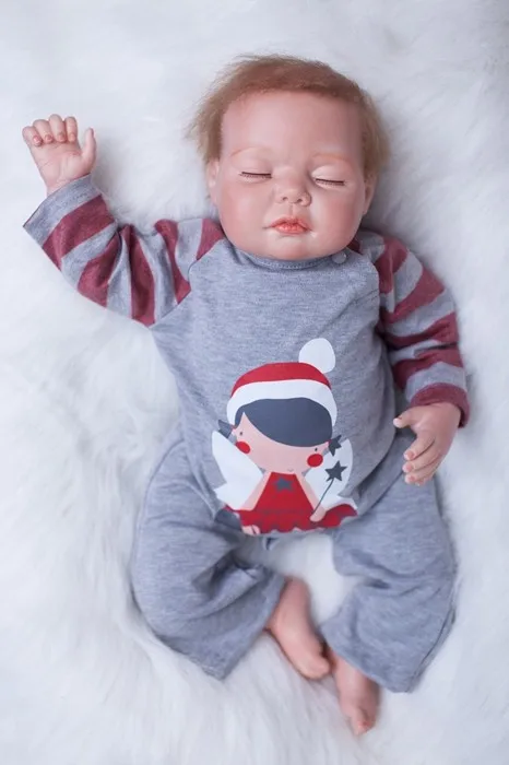 

Reborn dolls toys 20" soft body silicone vinyl reborn babies real soft touch girl dolls toys gift boneca
