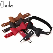 Чандлер бант ноги ожерелье пояс для женщин Мода панк готический из искусственной кожи пастельный, готический ремень-подвязка чулки чокер Colier