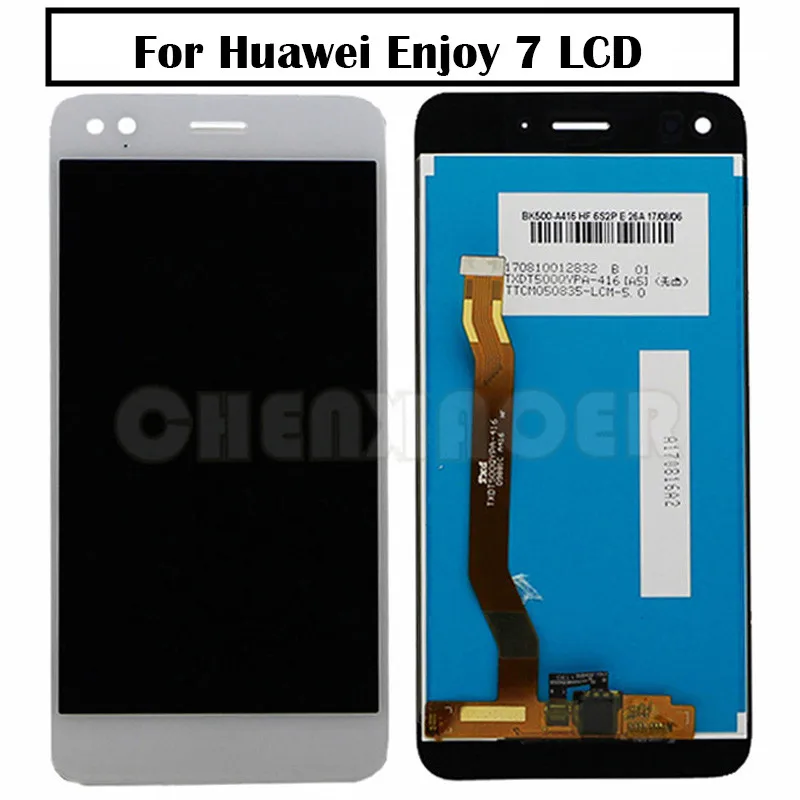 

For Huawei Enjoy 7 Y6 pro 2017 SLA-L02/L22/TL00 LCD +Touch Screen +Frame Digitizer Assembly Replacement Parts +Tools