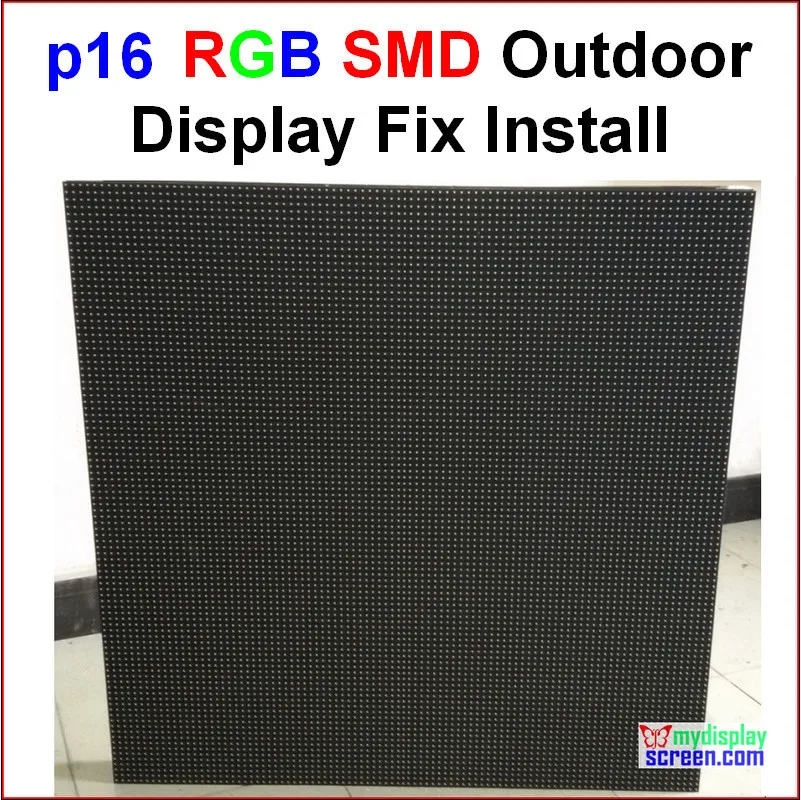 P16 наружный светодиодный фонарь, rgb настенный, 76,8 см x 76,8 см, 3" x 30", smd дизайн, лучший эффект, smd p16 светодиодный полноцветный наружный экран дисплея