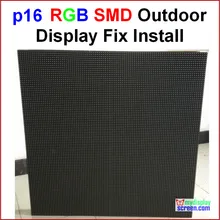 P16 наружный светодиодный фонарь, rgb настенный, 76,8 см x 76,8 см, 3" x 30", smd дизайн, лучший эффект, smd p16 светодиодный полноцветный наружный экран дисплея