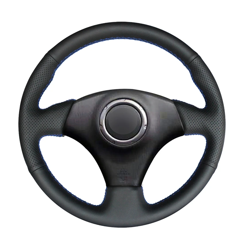 Сшитая вручную черная искусственная кожа для Toyota RAV4 1998 2003 Celica 2005 Corolla (США)