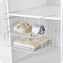 Двойная подвесная кухонная стойка sta ckable шкаф железная подвесная корзина Lu 4247