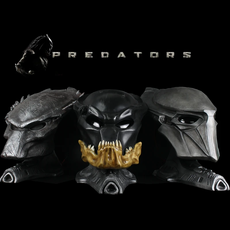 

1/1 Scale Alien Vs Predator Anime Figure AVP Predator Mask Model Dolls Predator Action Figure Resin Statue Decoration Toy Ver