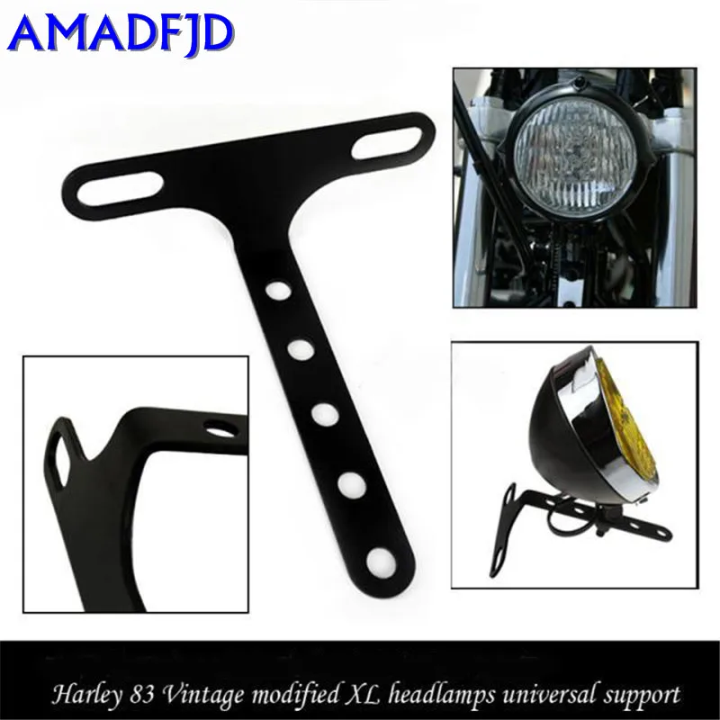 Motorcycle headlight adjustment bracket ForHarleyDanaSen 83 retro conversion XL headlight