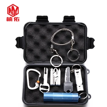 

EDC Pocket Tool Multi-function Outdoor Camping Portable Mini Tool Set Tactical Pliers Screwdriver Hand Saw Whistle