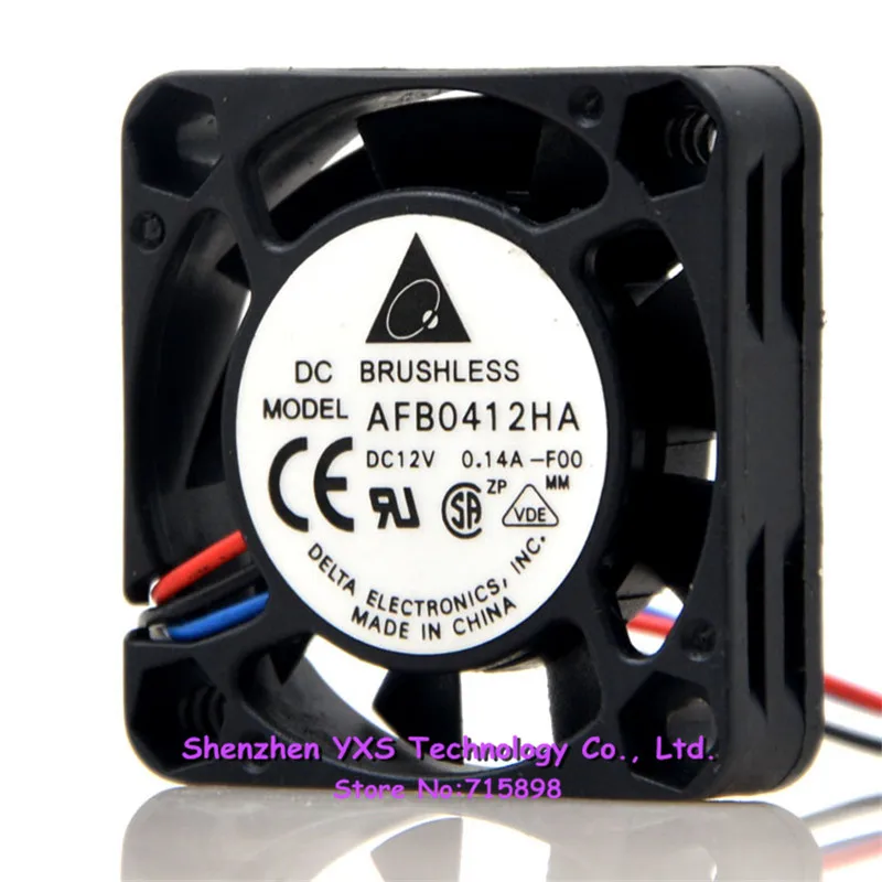 AFB0412HA DC 12V 0 48 W 0.14A 4 см 4010 40*40*10 мм чехол для сервера кулер осевые вентиляторы
