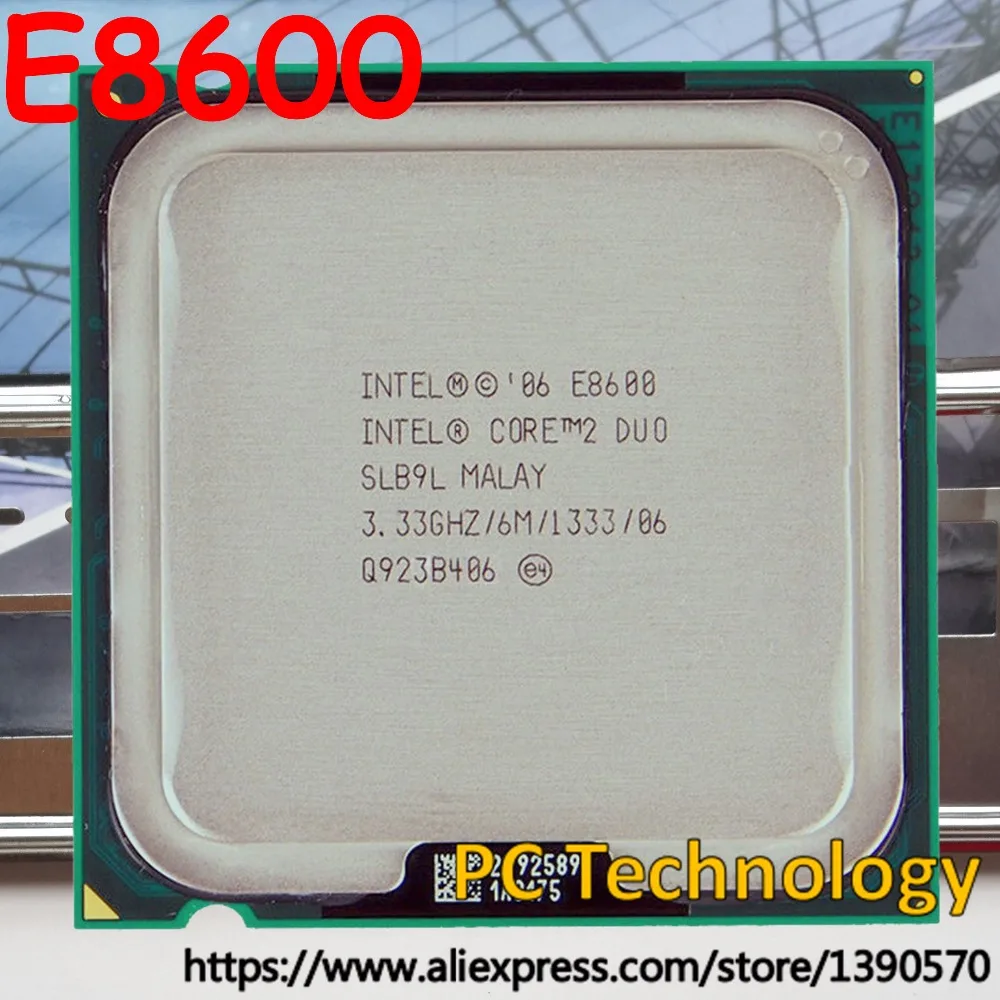 Процессор Intel Core 2 Duo E8600 3,33 GHz/6 M/1333 MHz cpu в течение 1 дня также E8400 E8500