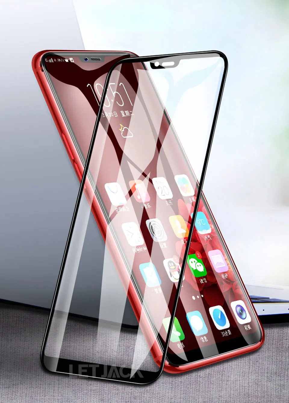 glass for oppo R15x