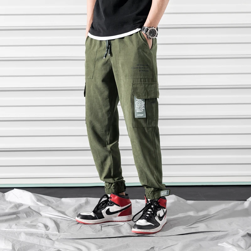 

Brand Casual Harem Pants Cargo Pant Men Jogger Pants Men Loose Trousers Male Chinese Traditional Harajuku 2019 Summer Clothes