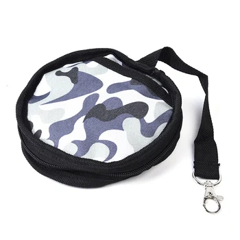 

Waterproof Oxford Cloth Folded Pet Dog Cat Double Linked Bowl dog water bowl food storage bag Travel Camping Food Feeder