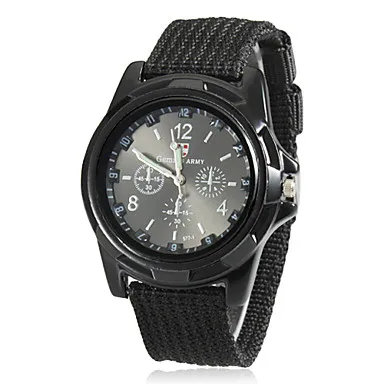 Men Army Watch Military Male Quartz Watches Fabric Canvas Strap Casual Cool Men's Sport Round Dial Relojes Hot Sale Wristwatch 