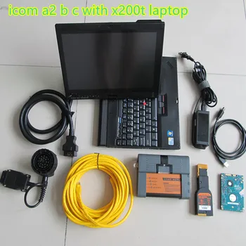 

Professional for bmw icom a2 b c with laptop install software v2020.03 hdd x200t laptop programming & diagnostic tool full set