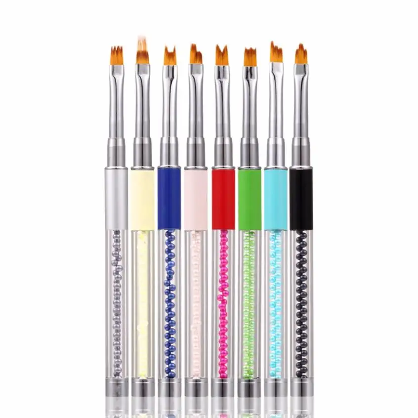 Buy 8Pcs Nail Art Brushes Pen Set Acrylic UV Gel nail