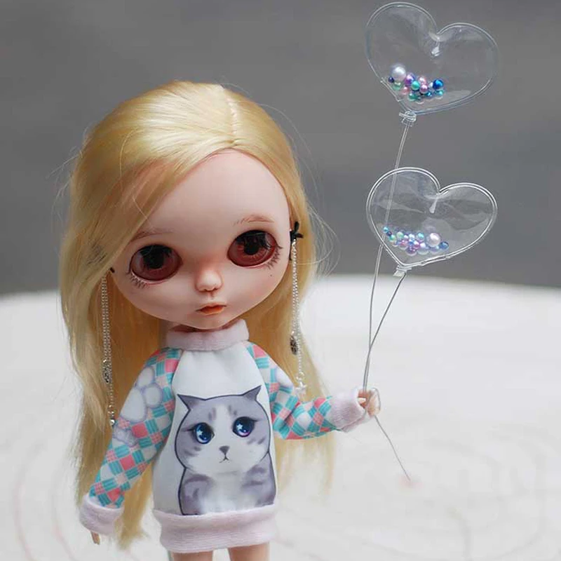 

3PCS Lovely Mini Balloon for Blyth, Azone, Licca, BJD, Barbies, Pullip 1/6 Doll Accessoreis Toy