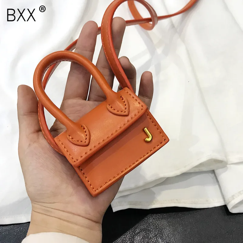 

[BXX] Women's Single Shoulder Crossbody Bag All-match Flap Mini Package Mini Female Messenger Portable Decoration Bag HG582