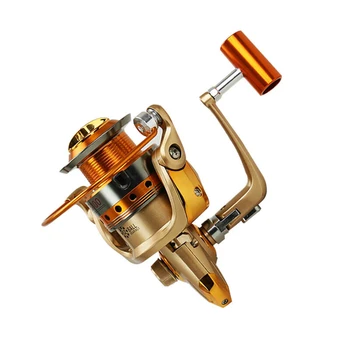 

12BB Spinning Fishing Reel Carp Reel Metal L/R Adjust Handle 5.2:1 Metal Spool Line Cup Sea Raft Boat Lure Rock Rod Line Wheel
