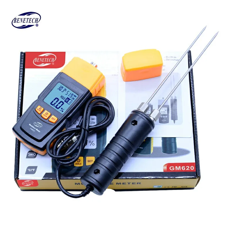 

Digital LCD Display Wood Moisture Meter Humidity Tester Timber Damp Detector portable wood moisture meter GM605/610/620