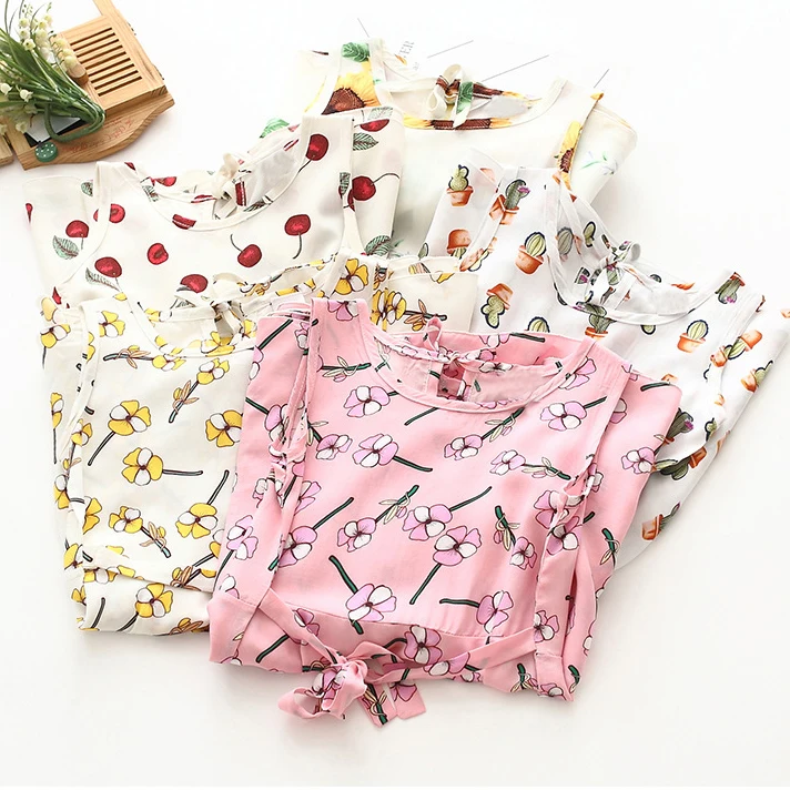 

lovely Infant Kid Baby Girls Dress Summer Clothes Floral Print Children Sleeveless vest cute Princess Dresses