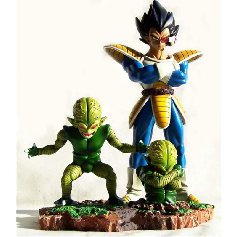 Dragon Ball Z Saiyan сын Goku vegeta большая кукла аниме GK статуя фигурка из ПВХ, Коллекционная модель, M1796 - Цвет: Зеленый