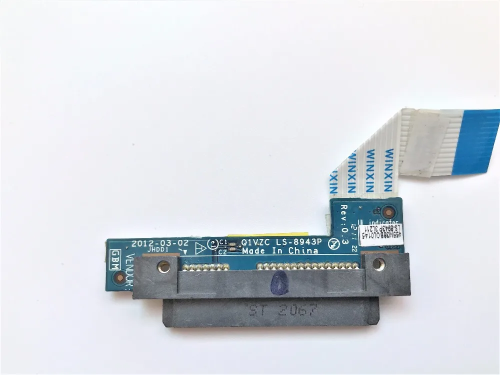 

Original for ACER C710 HDD hard drive board connector with flex cable Q1VZC LS-8943P