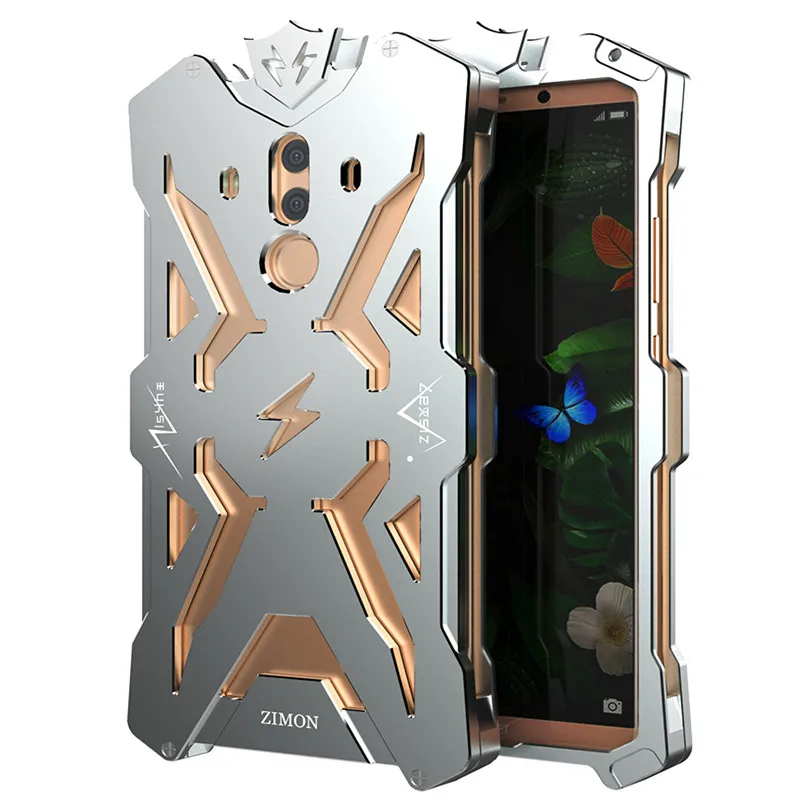 Роскошный чехол для huawei mate 10 pro, ударопрочный Алюминиевый металлический 3D чехол для телефона, чехол для etui mate 10, чехол с защитой от ударов