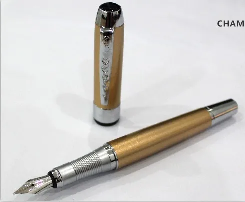 Топ продаж Серебряная перьевая ручка Jinhao 250 F Перо Серебряная отделка Съемный конвертер чернил - Цвет: Q