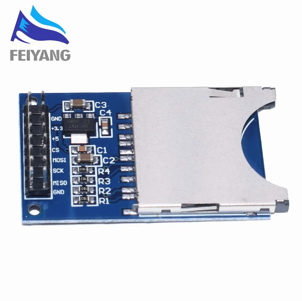 

SAMIORE ROBOT Reading and writing module SD Card Module Slot Socket Reader ARM MCU