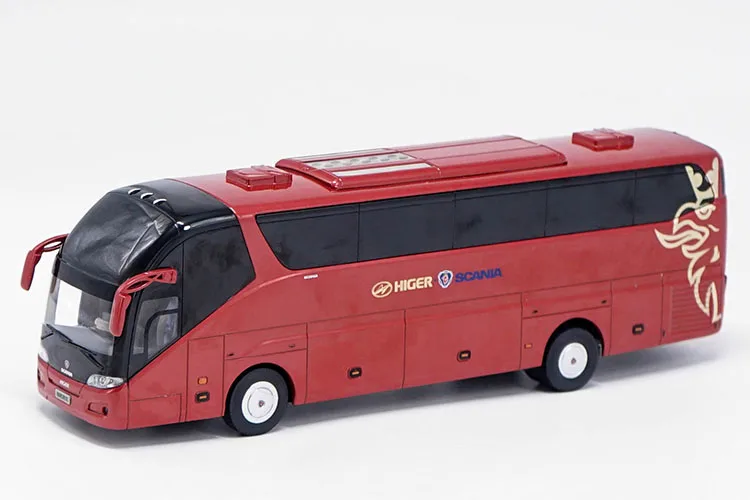 Сплав модель подарок 1:42 масштаб KingLong Higer Scania A90 Дорожные путешествия транзитный автобус автомобиль литья под давлением Игрушка Модель Коллекция украшения