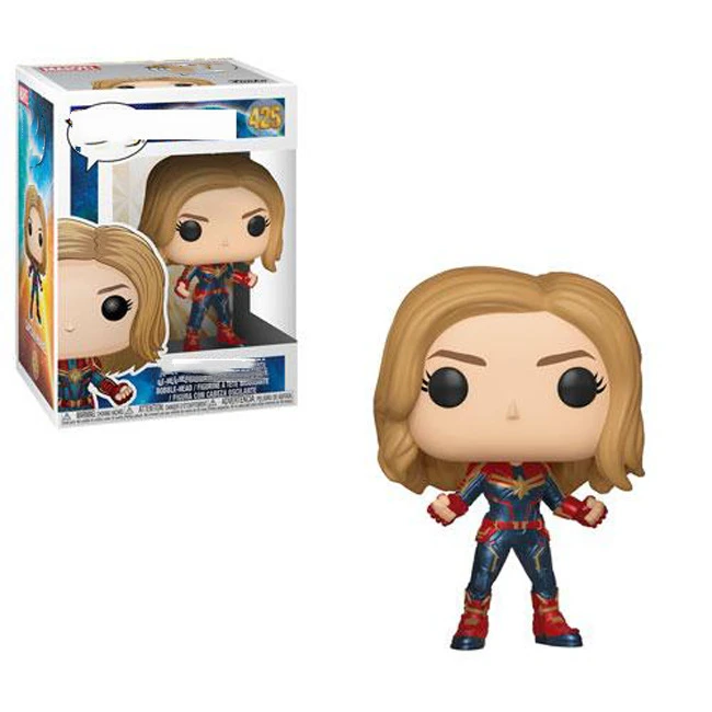 

Newest Pop Keychain Captain Marvel Model Collectible Action Figure Toys For Children Christmas Present Gift #425
