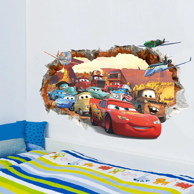 Мультяшные настенные наклейки для детского сада домашний декор Детская комната детская спальня наклейки на стену в детскую