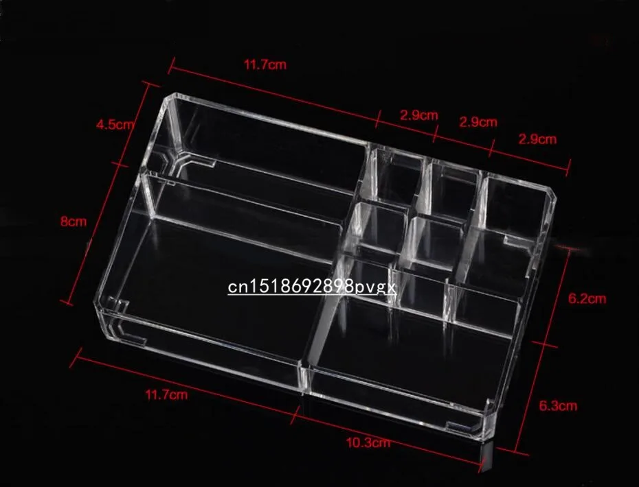 Прозрачный акриловый Органайзер для косметики прозрачный органайзер ювелирных