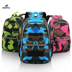 Новые Классические детские рюкзаки с камуфляжным принтом, детские школьные сумки, дорожные сумки для ноутбука, Mochila