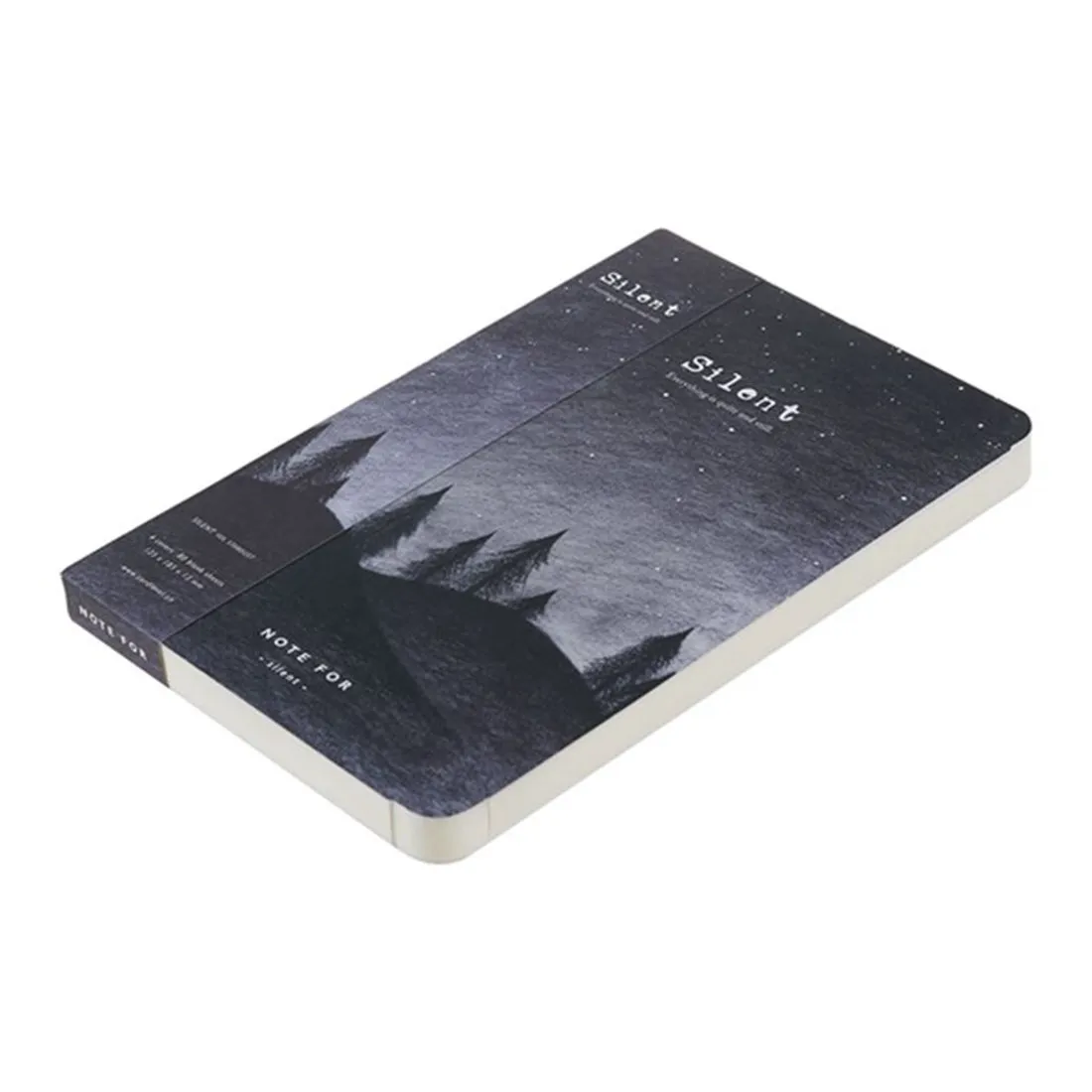 

Note for silence creative notebook 12.5*18.5cm 80 pages blank sheets office school journal sketchbook gift